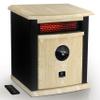 Heat Storm Portable Electric Space Heater, 1500-Watt Cabinet Infrared Quartz Element Heater With Digital Thermostat, Remote Control, washable Filter Modern Design (Beige), 17x14x12 in view 1