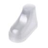 LTKJ 50Pcs/25 Pairs Clear Plastic Baby Feet Display Toddler Booties Socks Shoes Supports Shaper Stand Holder for Store and Home Use 9cm Transparent PVC view 1