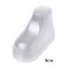 LTKJ 50Pcs/25 Pairs Clear Plastic Baby Feet Display Toddler Booties Socks Shoes Supports Shaper Stand Holder for Store and Home Use 9cm Transparent PVC view 2
