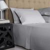 600-Thread-Count 100% Egyptian Cotton Bed Sheets, 5-Pc King,Silver Sheet Set, Sateen Weave, Fits Mattress Upto 33'' Deep Pocket view 2