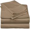 600-Thread-Count 100% Egyptian Cotton Bed Sheets, 5-Pc King,Taupe Sheet Set, Sateen Weave, Fits Mattress Upto 33'' Deep Pocket view 1