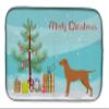 Caroline's Treasures CK3568DDM Vizsla Christmas Tree Dish Drying Mat Absorbent Dish Drying Mat Pad for Kitchen Counter Dish Drainer Mat for Countertop, 14 x 21", Multicolor view 1