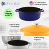 Chantal Cast Iron Dutch Oven, 7 qt, US Formulated Premium Enamel, Fade Grey view 3