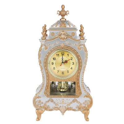 Antilog Retro Style Vintage Indoor Wall Clock, Vintage Wall Clock, for Living Room Decor, 6.5 x 3.35 x12.6inch
