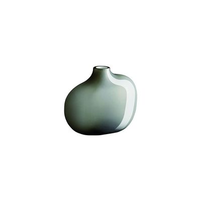 KINTO 26052 Flower Base, Gray, W4.3 x D2.4 x H3.7 inches (110 x 60 x 95 mm), SACCO Glass 01
