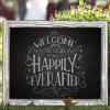 TenXVI Designs 18"x22" Magnetic Chalkboard Sign - Remove Legs to Vertically or Horizontally Hang or Stand - Perfect for Kitchen Countertop, Tabletops, Weddings, Home Decor - White view 4