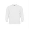 Badger Sports Tri-Blend L/S Tee White Large view 1