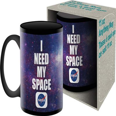 Aquarius NASA- I Need My Space 11 oz Boxed Ceramic Mug