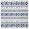 SAFAVIEH Area Rug 8x10 - Augustine Collection - Large - Navy & Creme, Rustic Boho Design, Easy Cleaning, Ideal for Living Room, Bedroom, Office, Dining Space (AGT445N) view 3