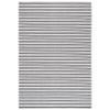 SAFAVIEH Area Rug 8x10 - Augustine Collection - Large - Black & Light Grey, Stripe Design, Easy Cleaning, Ideal for Living Room, Bedroom, Office, Dining Space (AGT419H) view 3
