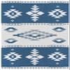 SAFAVIEH Area Rug 8x10 - Augustine Collection - Large - Navy & Creme, Rustic Boho Tribal Design, Easy Cleaning, Ideal for Living Room, Bedroom, Office, Dining Space (AGT426N) view 2
