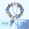 Bansriracha Jewelry Silver Charms Bracelet & Bangles with Queen Crown Beads Bracelet for Women (20cm, Yellow) view 3