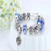 Bansriracha Jewelry Silver Charms Bracelet & Bangles with Queen Crown Beads Bracelet for Women (20cm, Yellow) view 4