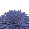 3D Daisy Flower Decorative Pillow - Sunflower Throw 14.5 x 13 Inch Round Decor - Home Decorations for Couch & Bed - Flower-Shaped (Case + Insert, Solid Navy) view 2