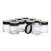 4OZ Glass Jars with Lids, Hoa Kinh Small Glass Jars, 12 Pack Empty Round Canning Storage Jars Containers for Storing Lotions, Powders, and Ointments view 1