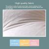 QAZW Solid color Crown Tatami Bedside Back Cushions Plush Breathable Large Backrest Pillow Comfortable Detachable Headboard Backrest Protect The Waist for bedroom office Etc Gray view 3