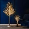 LITBLOOM Lighted Twig Birch Tree with Fairy Lights 6FT 330 LED for Indoor Outdoor Home and Christmas Holiday Decoration view 2