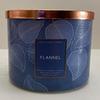 Bath & Body Works FLANNEL 3-Wick Candle 2019 Edition 14.5 oz / 411 g view 1