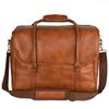 Freshore 6 Wine Bottles Carrier Leather Bag - Insulated Cooler Travel Tote - Premium Large Portable Bottle Carrying, Waterproof Full Padding Wine Lovers Protection, Light Brown view 1