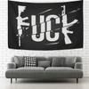 AGONA Tapestry Fuck Guns Print Black Tapestry Wall Hanging Decorative Wall Tapestries Wall Art Wall Blanket Bedding Tapestry for Bedroom Living Room Dorm Home Decor 80"x60" view 1