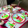 Unique Colorful Santa Luncheon Paper Napkins | 7" x 7" | 16 Pcs view 2