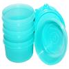 Tupperware (4) Large Snack Cups 8 Ounce Serving in Blue view 2
