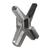 National Band Saw #32 Meat Grinder Plate and Knife Set  Compatible with Hobart, Biro, Enterprise, LEM, Tor Rey, and More  1/8 Inch Hole Plate, Raised Edge Knife for Commercial Grinding Equipment view 2