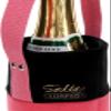 Pavilion Gift Company - Happy Birthday Pretty Young Thing - Red & Gold Reusable Canvas Birthday Bottle Bag view 3