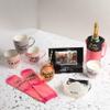 Pavilion Gift Company - Happy Birthday Pretty Young Thing - Red & Gold Reusable Canvas Birthday Bottle Bag view 4
