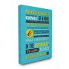Stupell Industries One of A Kind Inspirational Yellow Blue Design Canvas, Multi-Color view 1