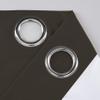 Rooney Blackout Curtain Tiers for Kitchen - Window Treatment Grommet Home Dcor Small Panels Valances for Nursery/Basement/Bathroom Window, 30 x 36 inch, Brown, 2 Pieces view 2