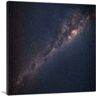ARTCANVAS Deep Space Nebula Navy Hubble Telescope Canvas Art Print Stretched Framed Painting Picture Poster Giclee Wall Decor - 40" x 26" (0.75" Deep)