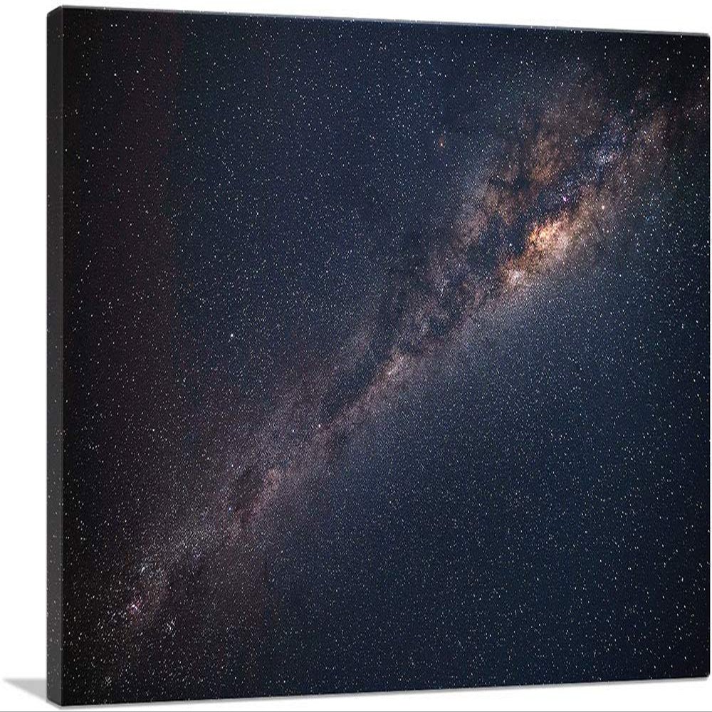ARTCANVAS Deep Space Nebula Navy Hubble Telescope Canvas Art Print Stretched Framed Painting Picture Poster Giclee Wall Decor - 40" x 26" (0.75" Deep)