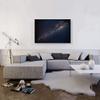 ARTCANVAS Deep Space Nebula Navy Hubble Telescope Canvas Art Print Stretched Framed Painting Picture Poster Giclee Wall Decor - 40" x 26" (0.75" Deep) view 2