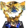 Amore Jewell Hand in Hand with Base Fengshui Decoration Ornament Gift for Home & Office (Liuli Crystal Glass) view 3