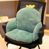 Waist Backrest Pad Seat Cushion,Home Office Chair, Car Seat, Recliner Non-Slip Warm Velvet Back Support Cushion for Adult and Child's (Cactus) view 1
