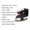 ERHANG Upright Steam Generator Iron Electric Iron 1200W Powerful Portable Glide Travel Iron with Titanium Soleplate-Variable Temperature Control-Super High 3000ml Water Tank,Black-20.511.513cm view 3