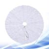 Amosfun 1pc Ruffled Lace Christmas Tree Skirt Elegant White Tree Base Decoration for Holiday Homes Offices and Parties Adds Festive Atmosphere While Protecting Floors view 3