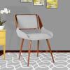 Armen Living Chalta Dining Chair, Gray view 1