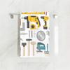Auskid Cotton Hand Towel Construction Tool Soft Bath Towel for Hotel Face Gym Spa view 2
