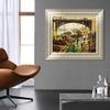 INVIN ART Framed Canvas Art Giclee Print The Coal-Dockers, 1875 by Claude Monet Wall Art Living Room Home Office Decorations(European Style Silver Frame,20"x24") view 3