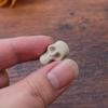 PRETYZOOM 50PCS Mini Plastic Skull Heads Miniature Skulls Halloween Decorations Realistic Skeleton Skulls for Halloween Trick Toy Accessories (0.8"x0.5") view 4