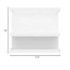 (Yamazaki) KT-PL L WH Magnetic Kitchen Paper & Wrap Holder, White, W29XD8XH20cm, wht view 2
