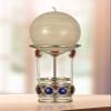 Dale Tiffany Gem Warmer Candle Holder, 5.5-Inch, Red/Blue view 2