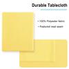 Hiasan Waterproof Tablecloth Rectangle - Washable Fabric Table Cloth for Dining Room Kitchen Birthday Party and Outdoor Use, Yellow, 54 x 120 Inch view 4
