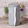 Irvin's Tinware, K17-24WZ, Punched Tin Paper Towel Dispenser in Weathered Zinc, Rustic Country Kitchen Decor view 1