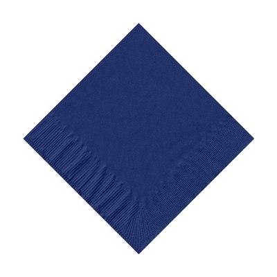 100 2-Ply Cocktail Personalized Napkins (Navy Blue)