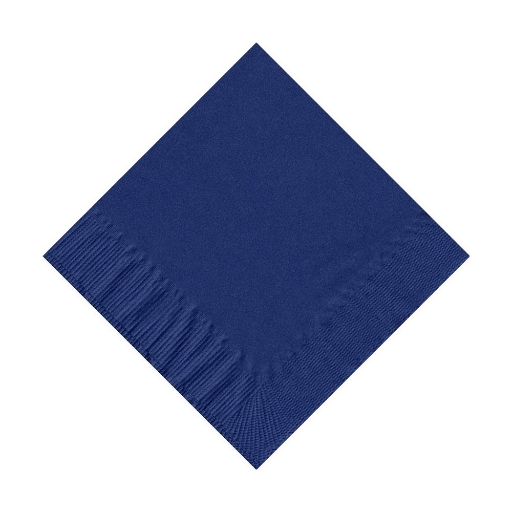 100 2-Ply Cocktail Personalized Napkins (Navy Blue)
