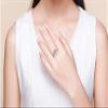 Bansriracha Authentic 925 Sterling Silver Moon Cat Open Size Adjustable Finger Rings for Women Wedding Engagement Jewelry view 3