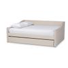 Baxton Studio Daybed, Queen, Beige view 1